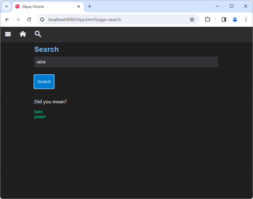 Suggesting near terms in a search